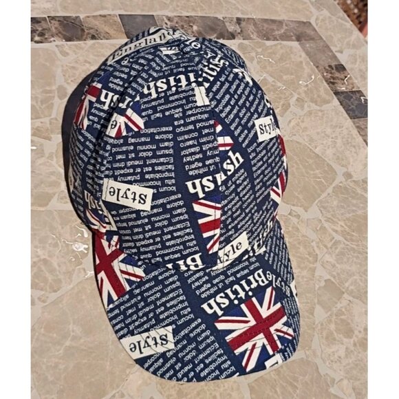 Baseball Cap British Flag Adjustable Good Condition Unisex Hat - Picture 1 of 5
